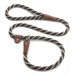 Mendota Dog Leash British Style Slip Lead, Woodlands, 4, 6 Foot Made In USA - Picture 1 of 5