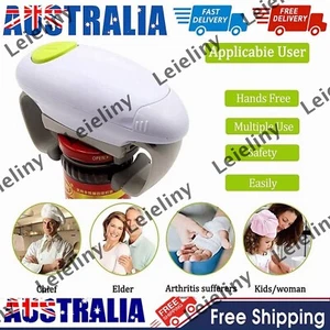 Electric Jar Opener Smooth Felt Automatic Kitchen Bottle Opener Battery Powered - Picture 1 of 12