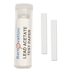 Lead Acetate Test Paper | for Detection of Hydrogen Sulfide [Vial of 100 Strips] - Picture 1 of 3