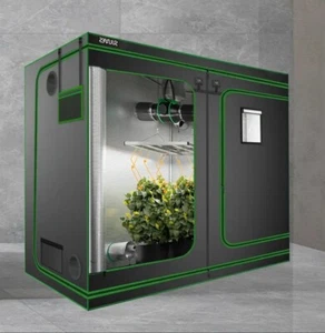 Indoor Hydroponic Grow Tent, 600D with Metal Base & Top, Waterproof System - Picture 1 of 4