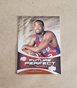 MELVIN ELY ~~~~ (#'d  sp  /999) ~~~~ 2002 upper deck future perfect ROOKIE