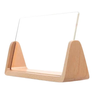 U Shape Wooden Photo Frame Desktop Photo Setting Acrylic Wooden Photo Frame - Picture 1 of 16