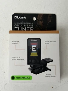 D'Addario Rechargeable Eclipse Cello Bass Tuner PWCT28 - Bild 1 von 5