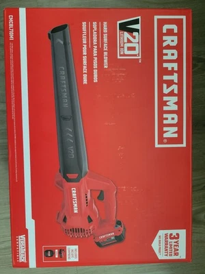 CRAFTSMAN V20* Kit de soplador de hojas axial inalámbrico sin escobillas (4,0 Ah) - CMCBL710M1 nuevo Foto 1 de 3