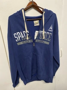 United States Space Force Military USSF Logo Sweatshirt Zip Up Hoodie Men Women - Picture 1 of 12