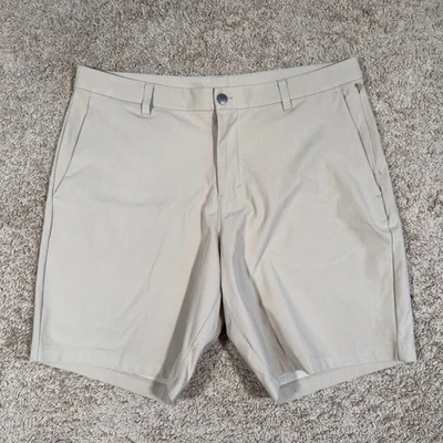 Lululemon Khaki Shorts Size 38 Commission Classic Fit Warpstreme 9” LM7B96S - Image 1 of 4