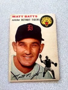 1954 Topps - Matt Batts #88, Detroit Tigers, GUT, kostenloser Versand - Bild 1 von 6