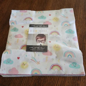 Moda Layer Cake Fabric Quilt Squares 42 10" Precut Hello Sunshine Nursery Baby - Picture 1 of 8