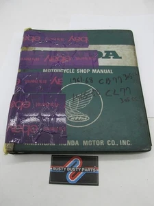 Honda Official Factory 1961-1968 CB77 CL77 Parts Catalog Manual Book - Bild 1 von 3