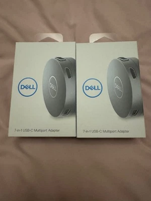 2 X Dell Pro 7-in-1 USB-C Multiport Adapter Travel Hub DA310 lot 2 - Image 1 of 2