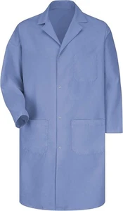 Red Kap mens Rk Lab Coat With Pockets, Light Blue - Picture 1 of 7