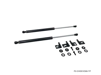 Amortiguador capó motor carbono P2M para Mitsubishi Evo 8/9 Foto 1 de 4