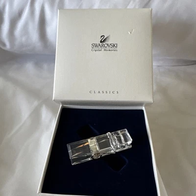 swarovski crystal figurines Memories Paper Clothes Pin In Original Box - Image 1 of 4