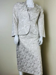 $200 DANILLO Women’s Blazer w/ Rhinestones and Skirt Suit Size 14 (B.153) - Picture 1 of 12
