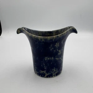 RARE Bennington Potters Blue Agate Double Spout Creamer #1635 Vermont Stoneware - Picture 1 of 8