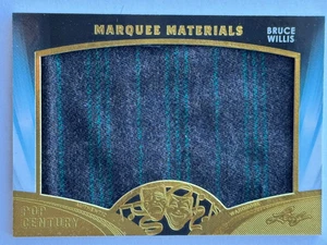 2016 Leaf Pop Century Marquee Materials Swatch Patch Card - BRUCE WILLIS MM-03 - Picture 1 of 2