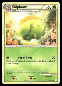 Pokemon Tcg Skiploom #51 Pokemon HeartGold & SoulSilver LP - Foto 1 di 2