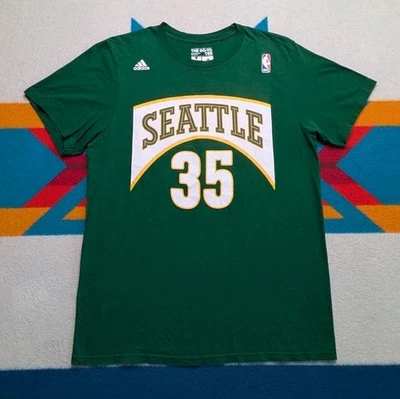 Camiseta deportiva vintage Kevin Durant Seattle Sonics #35 Supersonics novato mediana Foto 1 de 4