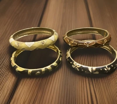 (4) Pulseras Mujer’s Esmalte Bisagras Floral y Más Foto 1 de 4