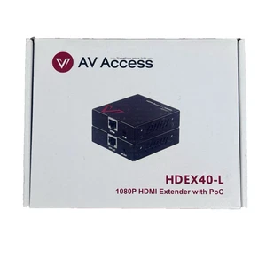 AV Access HDEX40-L 1080P HDMI Extender with PoC - Picture 1 of 8