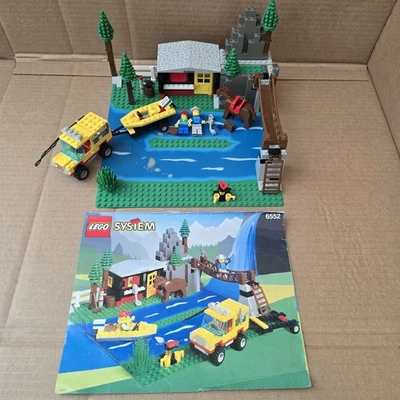 Lego Vintage Town 6552 Rocky River Retreat Complete Instructions - Photo 1/4