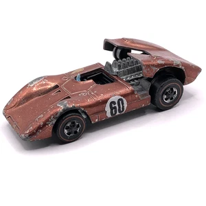 Hot Wheels Redline Ferrari 312P Car #60 1969/1970 Copper - Made In Hong Kong - Picture 1 of 11