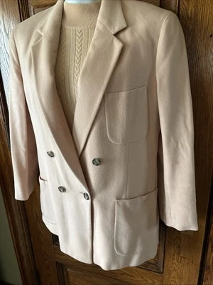 JUEGO SUÉTER CHAQUETA BLAZER 100% CACHEMIR BARRIE PACE VINTAGE AÑOS 90 Y2K Talla 16/L Foto 1 de 4