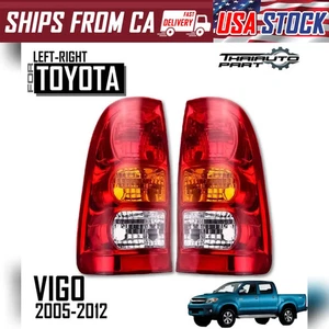 FIT TOYOTA HILUX SR PICKUP MK6 SR5 KUN REAR TAIL LAMP LIGHT PAIR 2005-2012 - Picture 1 of 8