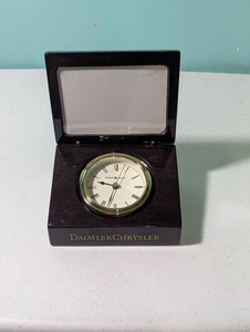 Vintage Daimler Chrysler Howard Miller Table Top Clock Model # 645-594 Tested - Picture 1 of 17
