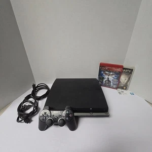 Sony PS3 CECH-2501B Tested All Cables 1 Controller And 2 Games Included Bundle!! - Picture 1 of 4
