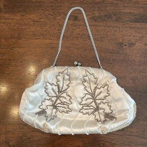 Vintage Handtasche/Handtasche mit Perlen - Bild 1 von 7