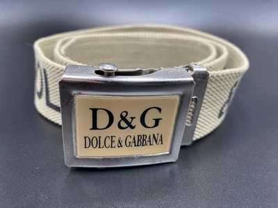 Dolce & Gabbana Fabric Belt With A Metal Buckle - image 1 of 4