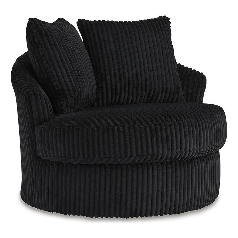 Signature Design by Ashley Furniture Gramwell Onyx Swivel Chair - Image 1 of 1