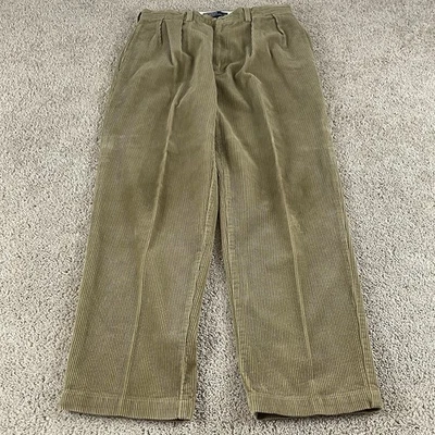 Pantalones de pana vintage Polo Ralph Lauren 34x301 Prospect años 90 holgados Ws Foto 1 de 4