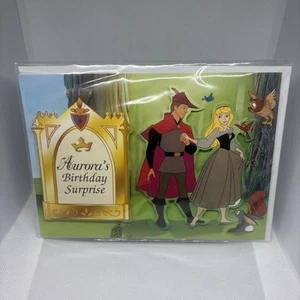 Disney Sleeping Beauty Birthday Card Storybook Birthday Card with Envelope - Picture 1 of 2
