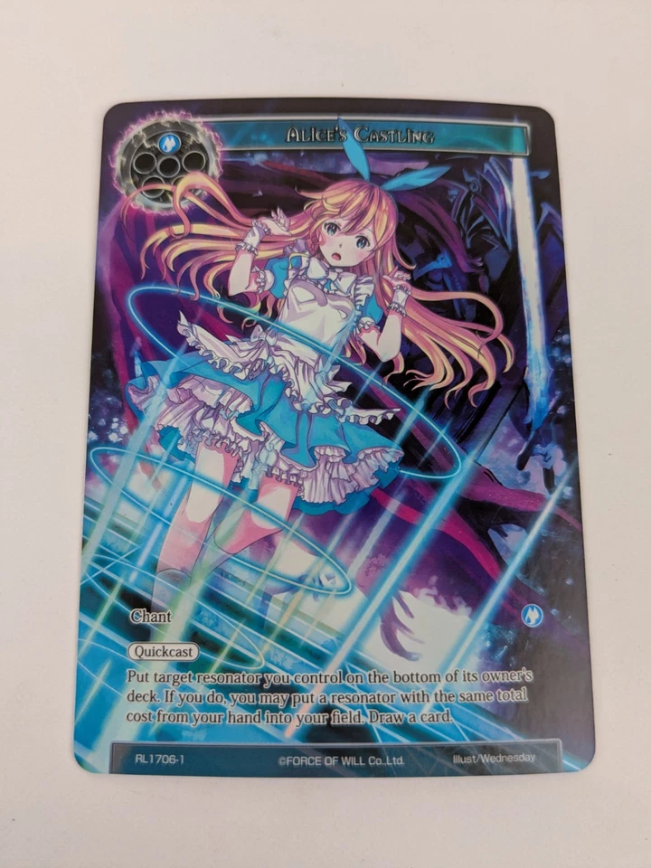 1x Alice's Castling (Promo) Near Mint NM Full Art Foil FoW TCG Force Of Will - Image 1 of 1