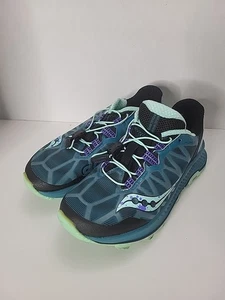 Laufschuhe Größe 6 Saucony Koa ST Overrun Aqua Teal Trail - Bild 1 von 6