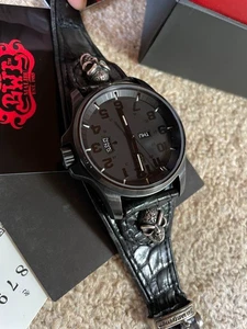 BILL WALL LEATHER × Luminox Watch Collab 3rd Ver. Men's Used With Box Very Good - Picture 1 of 6