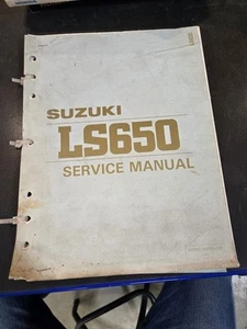 Suzuki LS650 Service Manual 1986-1998 LS 650 Repair Shop Dealer Factory OEM - Picture 1 of 8