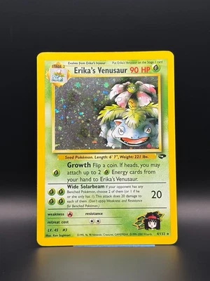 Pokemon English Erika’s Venusaur, Gym Challenge 4/132, Holo LP - Image 1 of 4