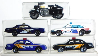 Hot Wheels & MB & Tonka- Police Vehicles- Loose W/PVC Cases-Lot of 5. - Image 1 of 4