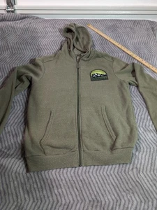 Merrell Mens Full Zip Up Hoodie Outdoor  Green Sz L Good Condition  - Picture 1 of 7