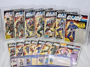 Vintage 1982 - 1986 GI Joe ARAH Full Card Backs & File Cards-You Pick Peach/Grey - Picture 1 of 45