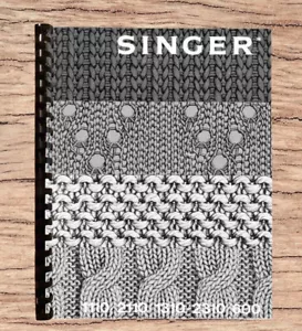 Singer 600, 1110 e 1310 Pettine ristampa manuale istruzioni macchina per maglieria rilegato - Foto 1 di 5
