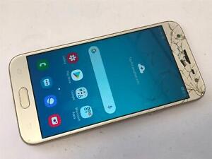 Samsung Galaxy J3 (2017) SM-J330FN Gold 16GB (entsperrt) Smartphone BESCHÄDIGT