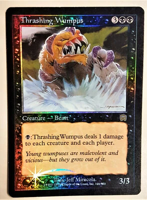 MTG Magic - THRASHING WUMPUS - *FOIL* -  Mercadian Masques  -  Only Print || EDH - Bild 1 von 2