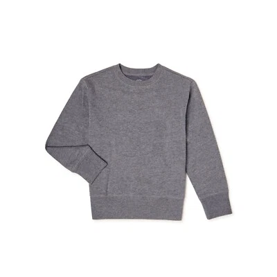 Athletic Works 男孩抓绒运动衫,尺寸:XL(14-16)哈士奇 — 第 1/3 张图片