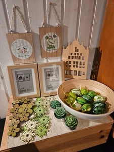 Deko Paket- Ostern / Frühling - Landhaus- Beige/Grün - Bild 1 von 8