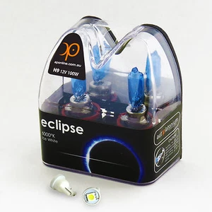 H9 White Halogen Headlight Bulbs/Globes + FREE LED PARKERS HID XENON - Picture 1 of 1