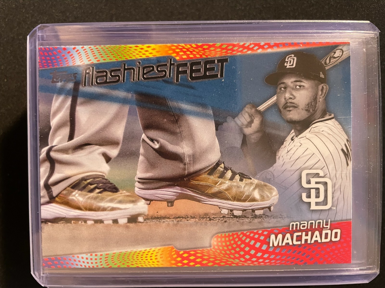 2022 Topps Series 1 Manny Machado Flashiest Feet Blue Parallel #FF-3 MINT
